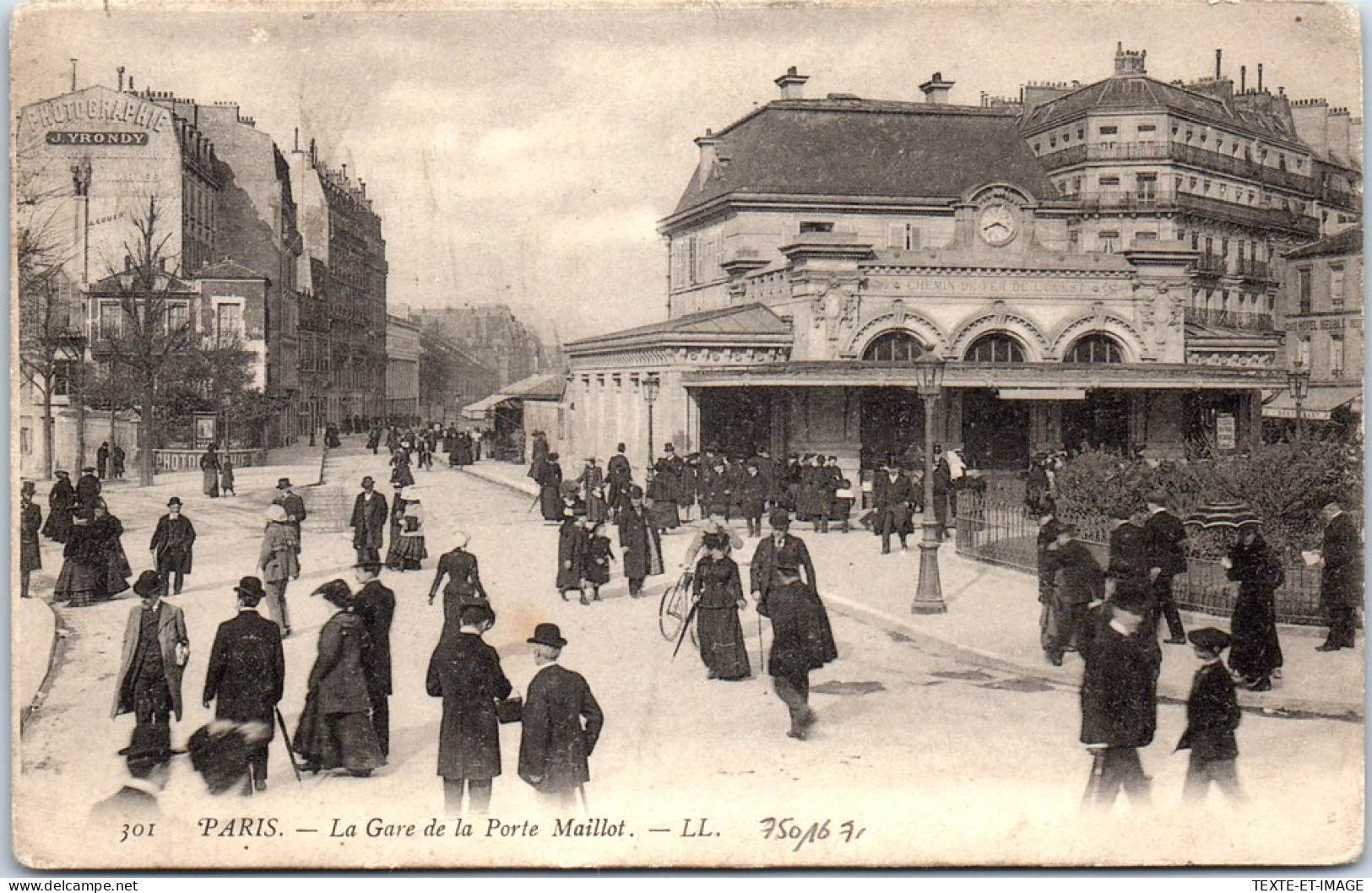 75016 PARIS - La Gare De La Porte Maillot. - Distretto: 16