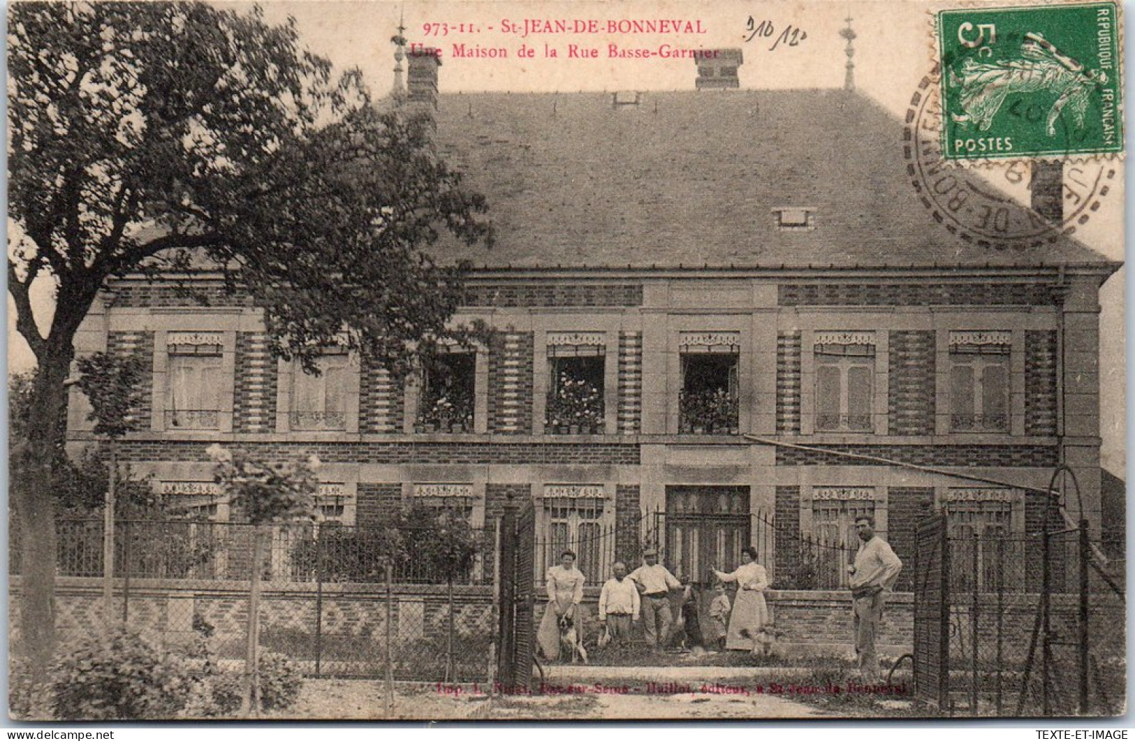 10 SAINT JEAN DE BONNEVAL - Maison Rue Basse Garnier  - Autres & Non Classés