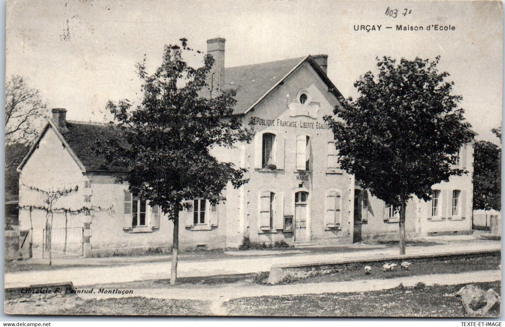 03 URCAY - La Maison D'ecole  - Autres & Non Classés