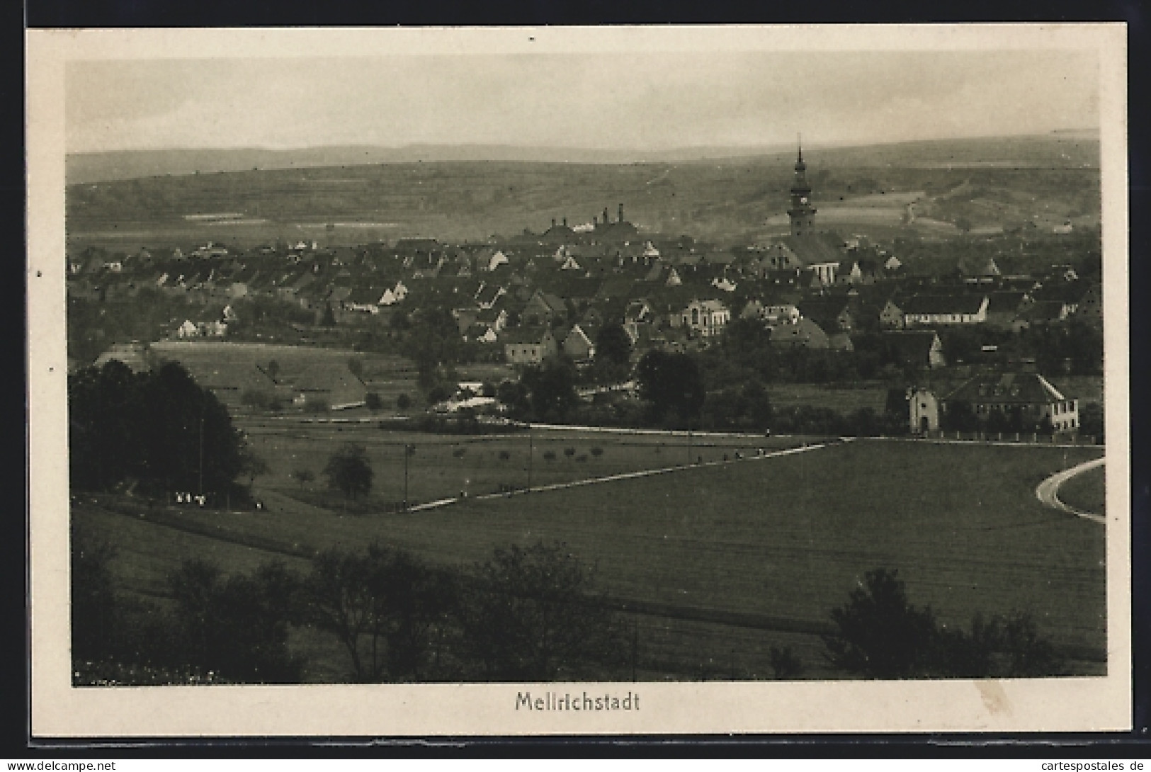 AK Mellrichstadt, Panorama Vom Berg Aus  - Mellrichstadt