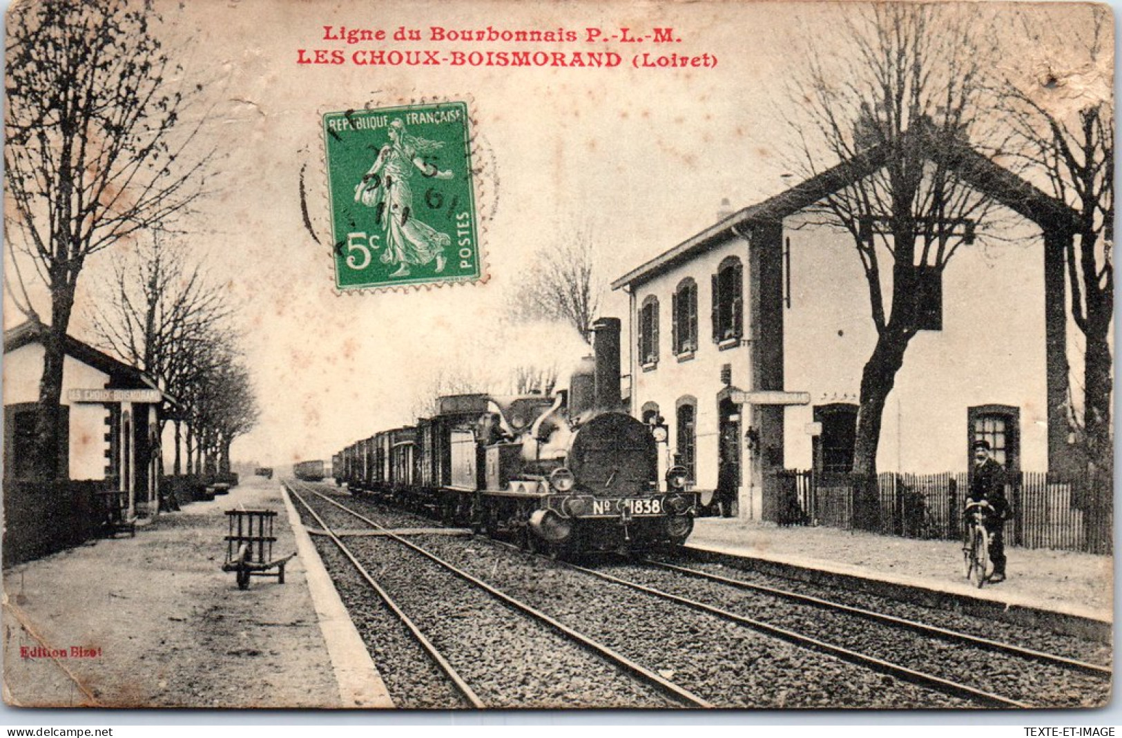 45 LES CHOUX BOISMORAND - Arrivee D'un Train En Gare (etat) - Sonstige & Ohne Zuordnung