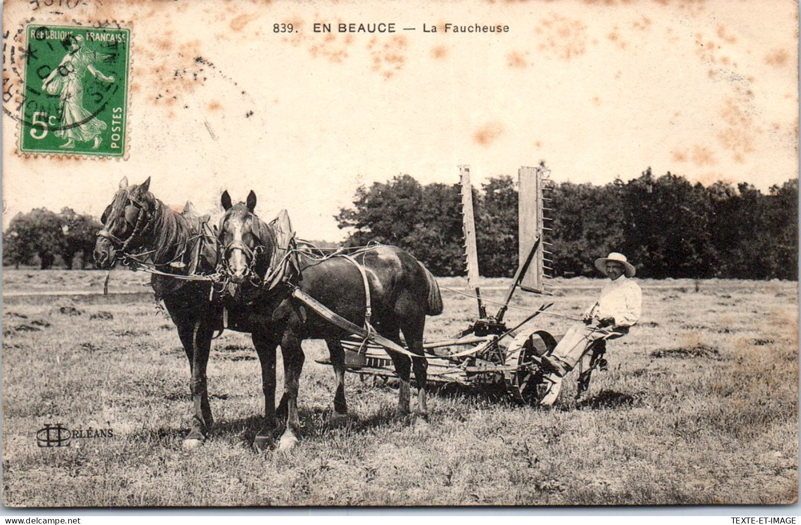 28 En Beauce - La Faucheuse -  - Autres & Non Classés