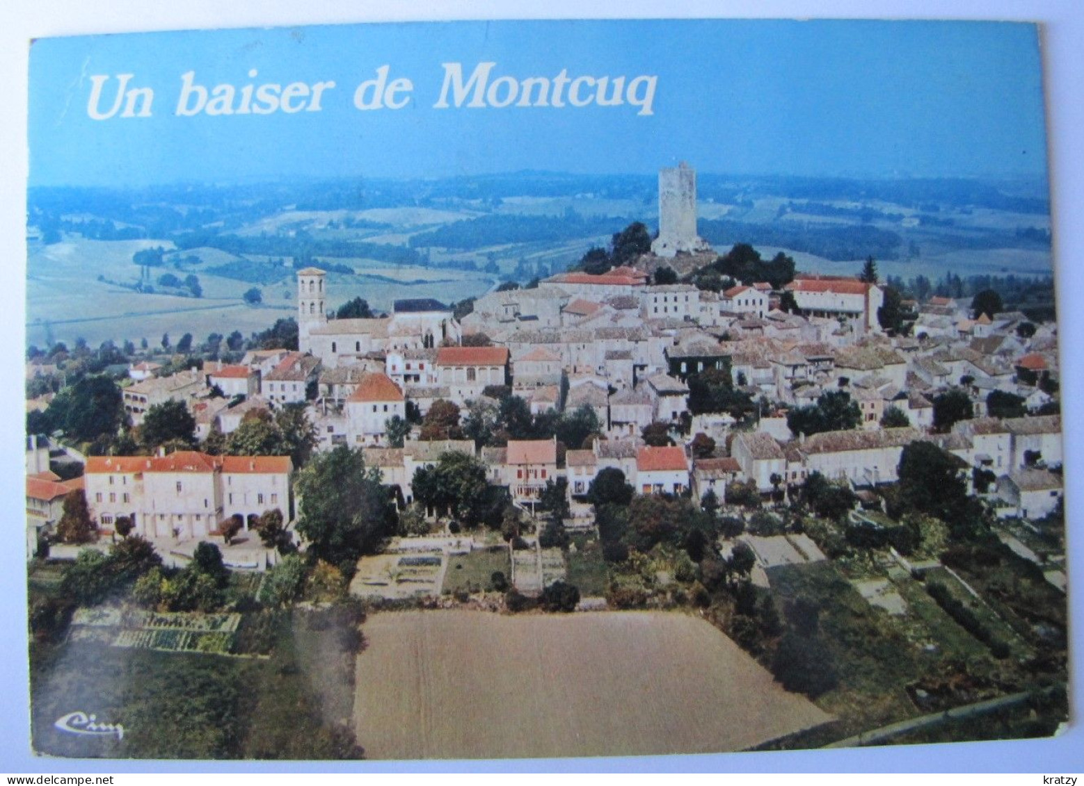 FRANCE - LOT - MONTCUQ - Vue Générale - Montcuq