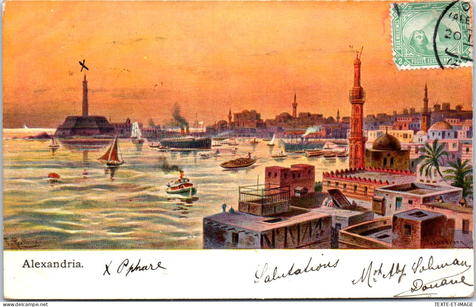 EGYPTE - ALEXANDRIE - Vue Sur La Ville  - Sonstige & Ohne Zuordnung