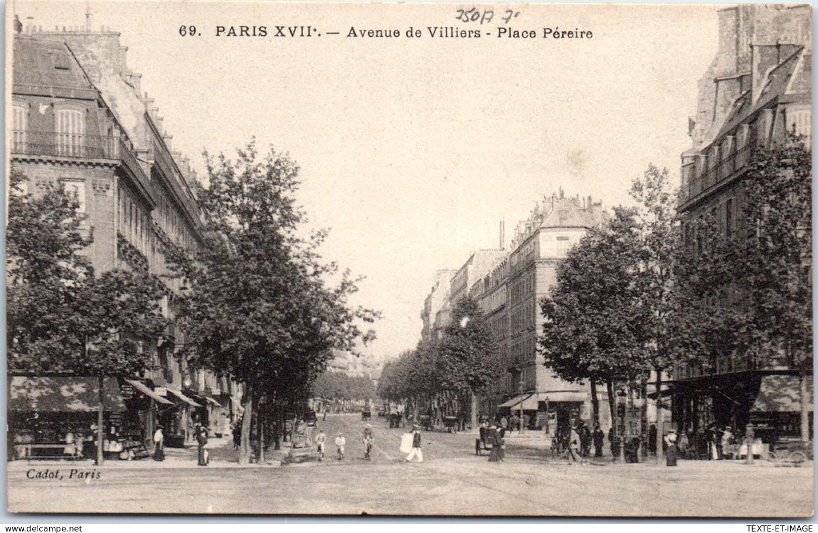 75017 PARIS - Avenue De Villiers - La Place Pereire - Arrondissement: 17