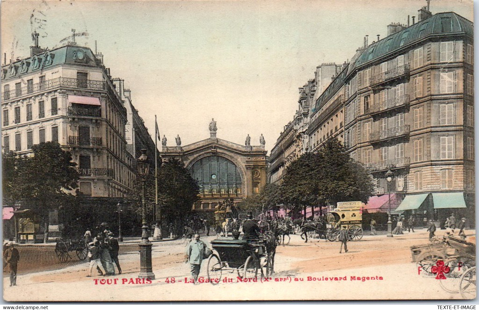 75010 PARIS - Gare Du Nord Depuis Le Boulevard Magenta - Arrondissement: 10