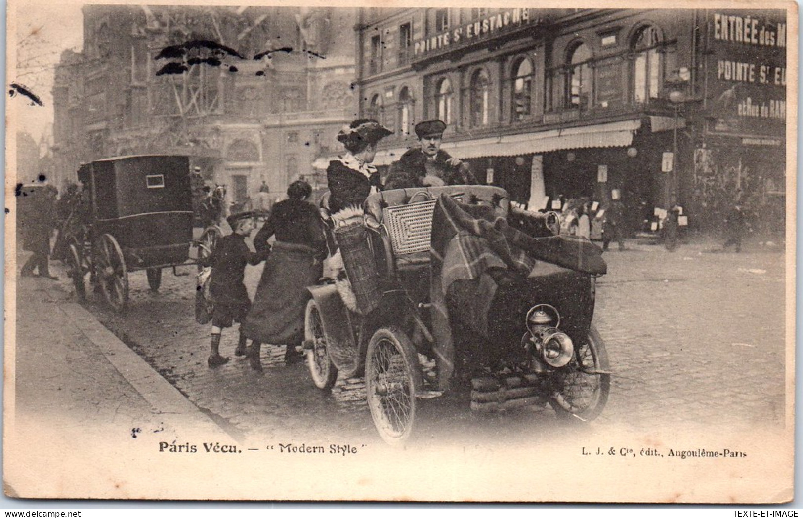 75 PARIS - PARIS VECU - Le Moderne Style (automobile) - Straßenhandel Und Kleingewerbe