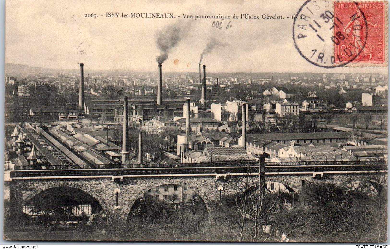 92 ISSY LES MOULINEAUX - L'usine Gevelot, Vue Panoramique  - Issy Les Moulineaux