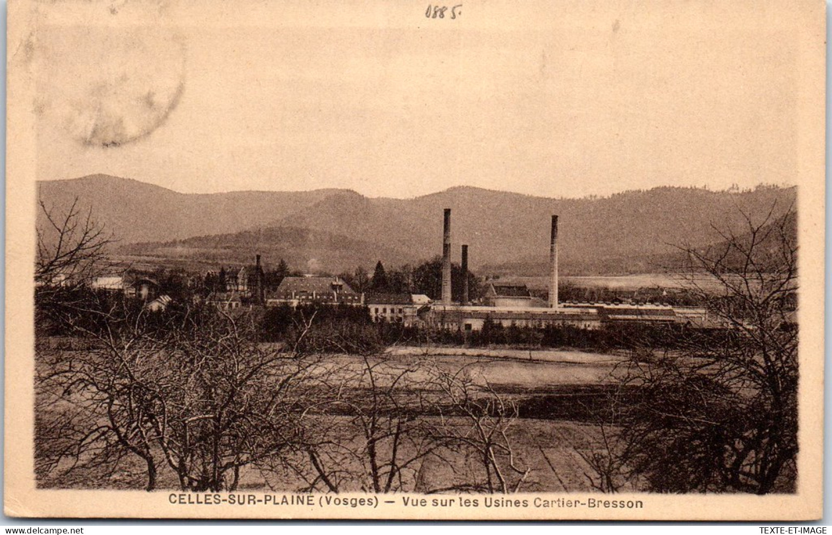 88 CELLES SUR PLAINE - Vue Sur Les Usines. - Sonstige & Ohne Zuordnung