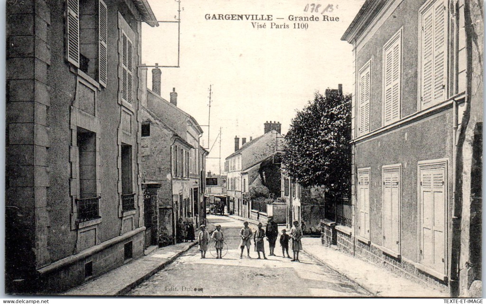 78 GARGENVILLE - La Grande Rue. - Sonstige & Ohne Zuordnung