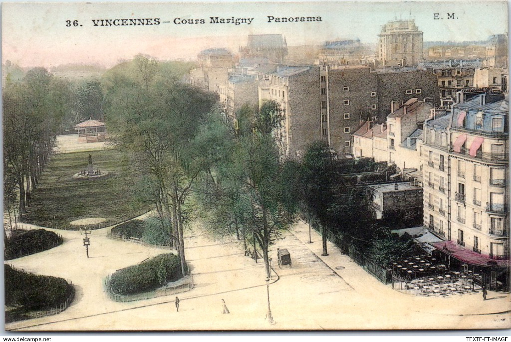 94 VINCENNES - Cours Marigny, Panorama. - Vincennes