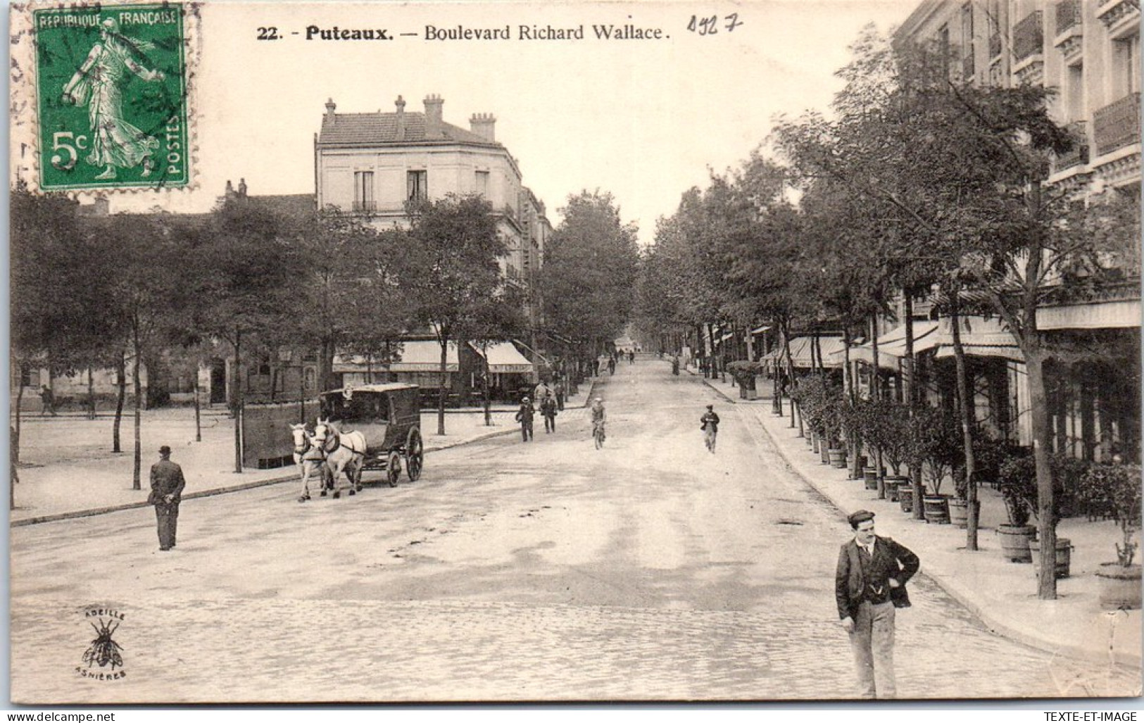 92 PUTEAUX - Le Boulevard Richard Wallace, Vue Partielle - Puteaux