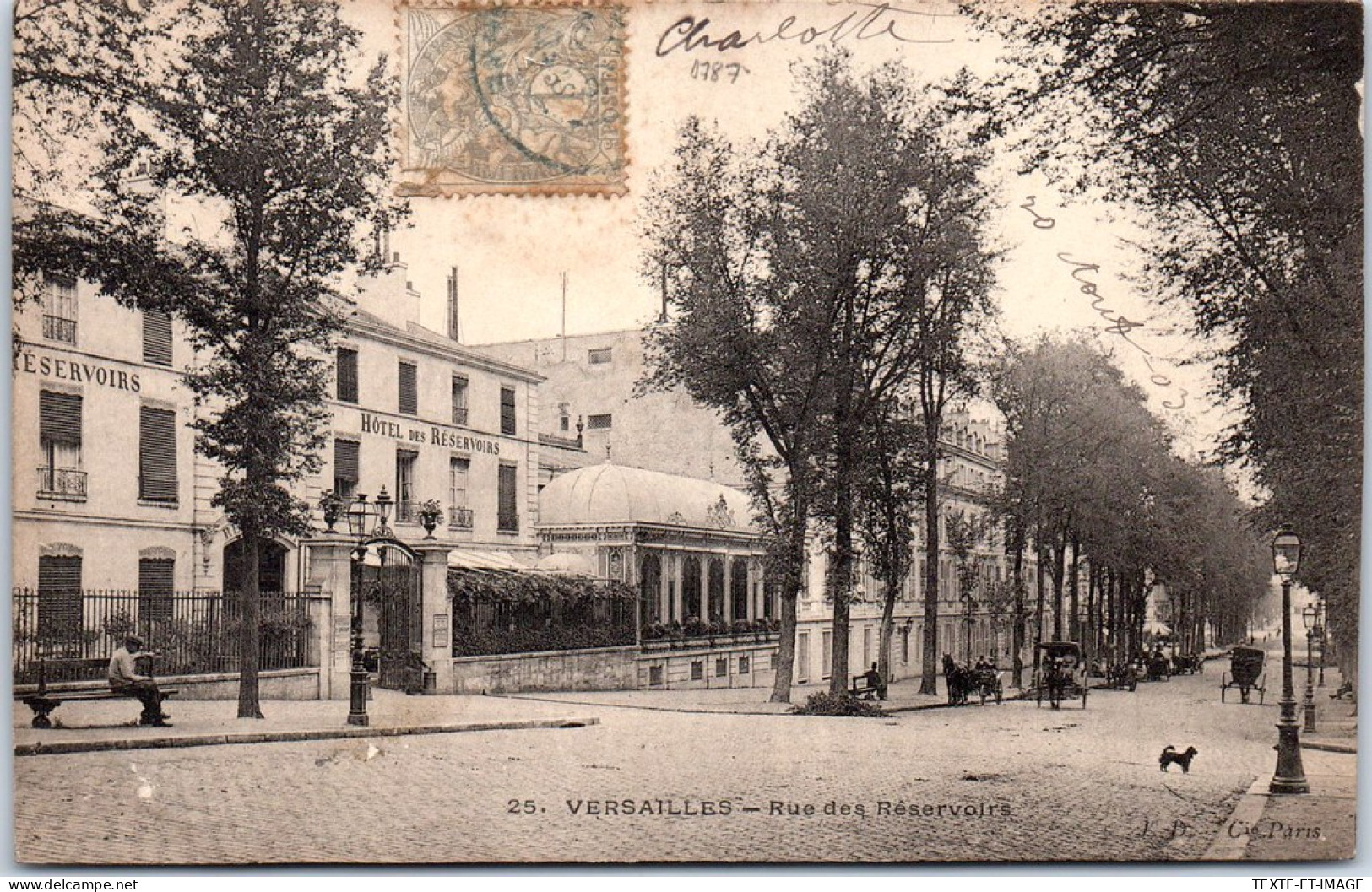 78 VERSAILLES - La Rue Des Reservoirs, Perspective  - Versailles