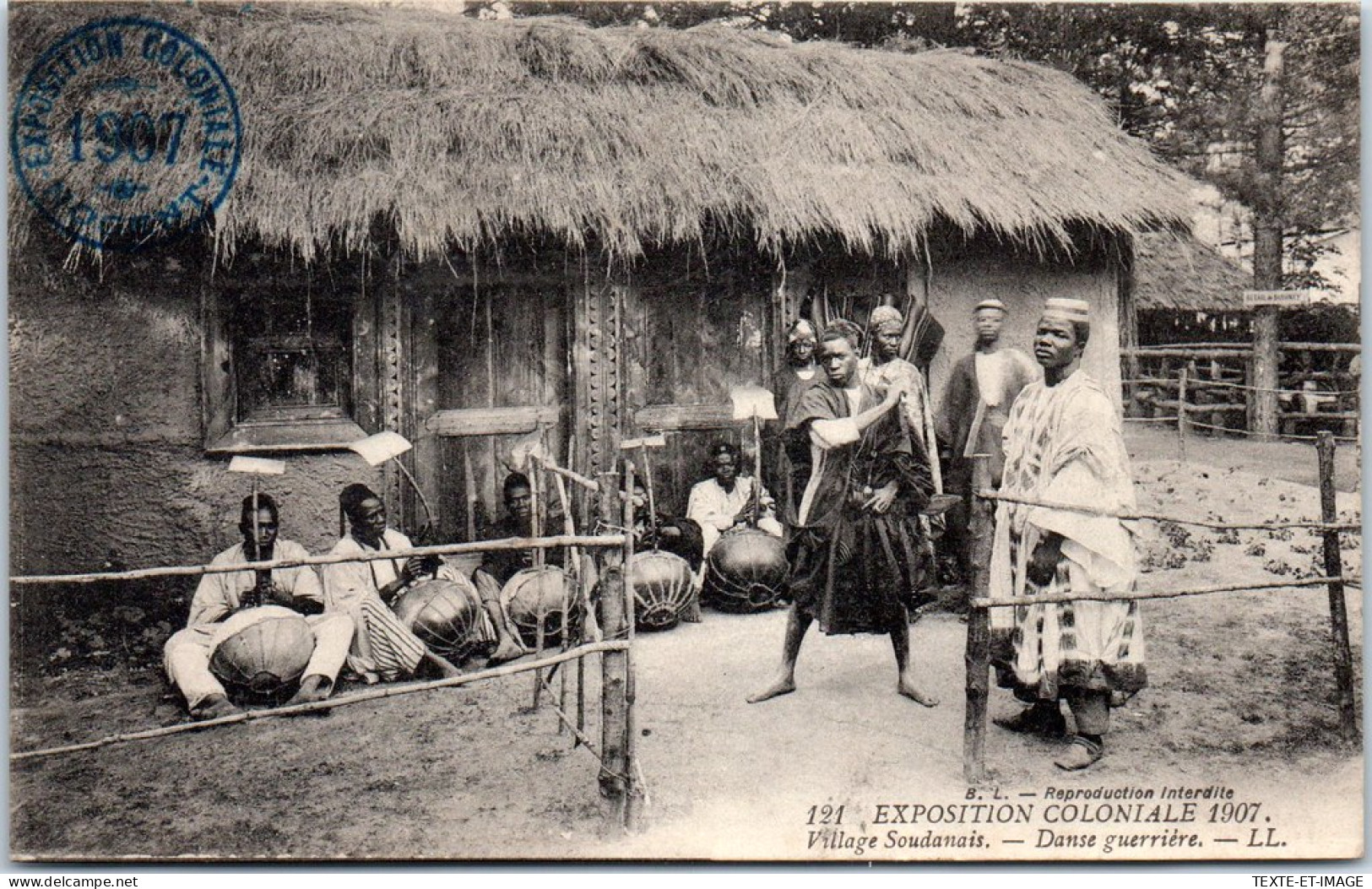 75 PARIS - Exposition Coloniale 1907, Village Soudanais. - Tentoonstellingen