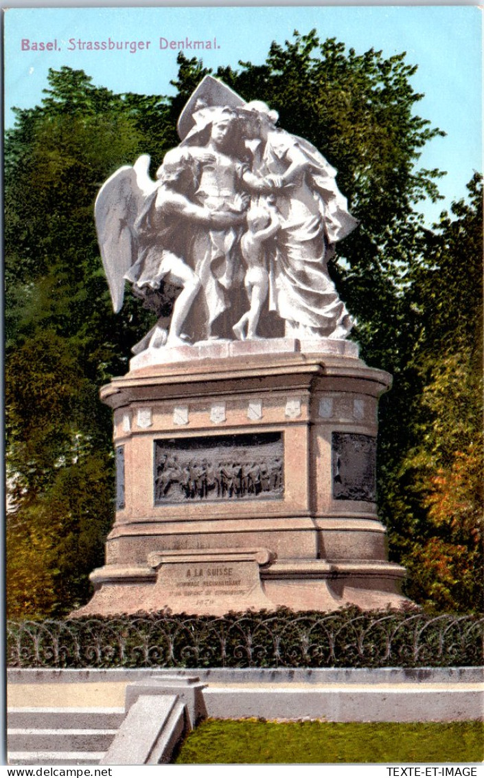 SUISSE - BALE - Strassburger Denkmal  - Altri & Non Classificati