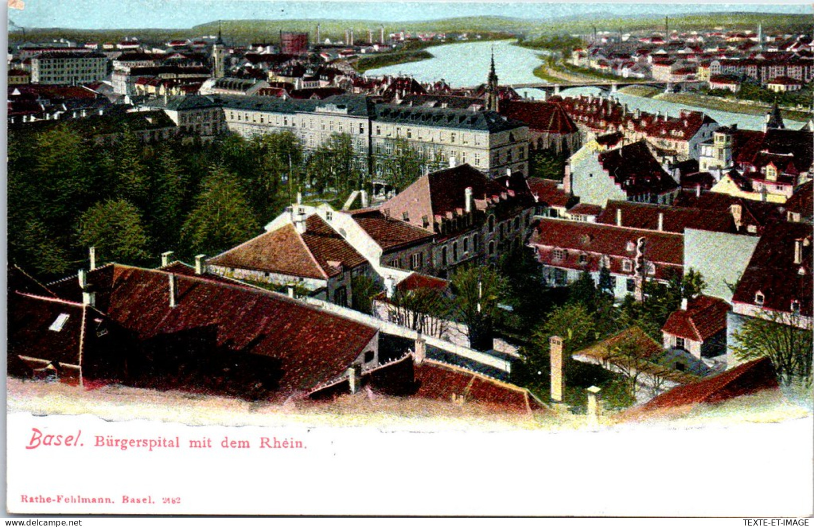 SUISSE - BASEL - Burgerspital Mit Dem Rhein  - Other & Unclassified