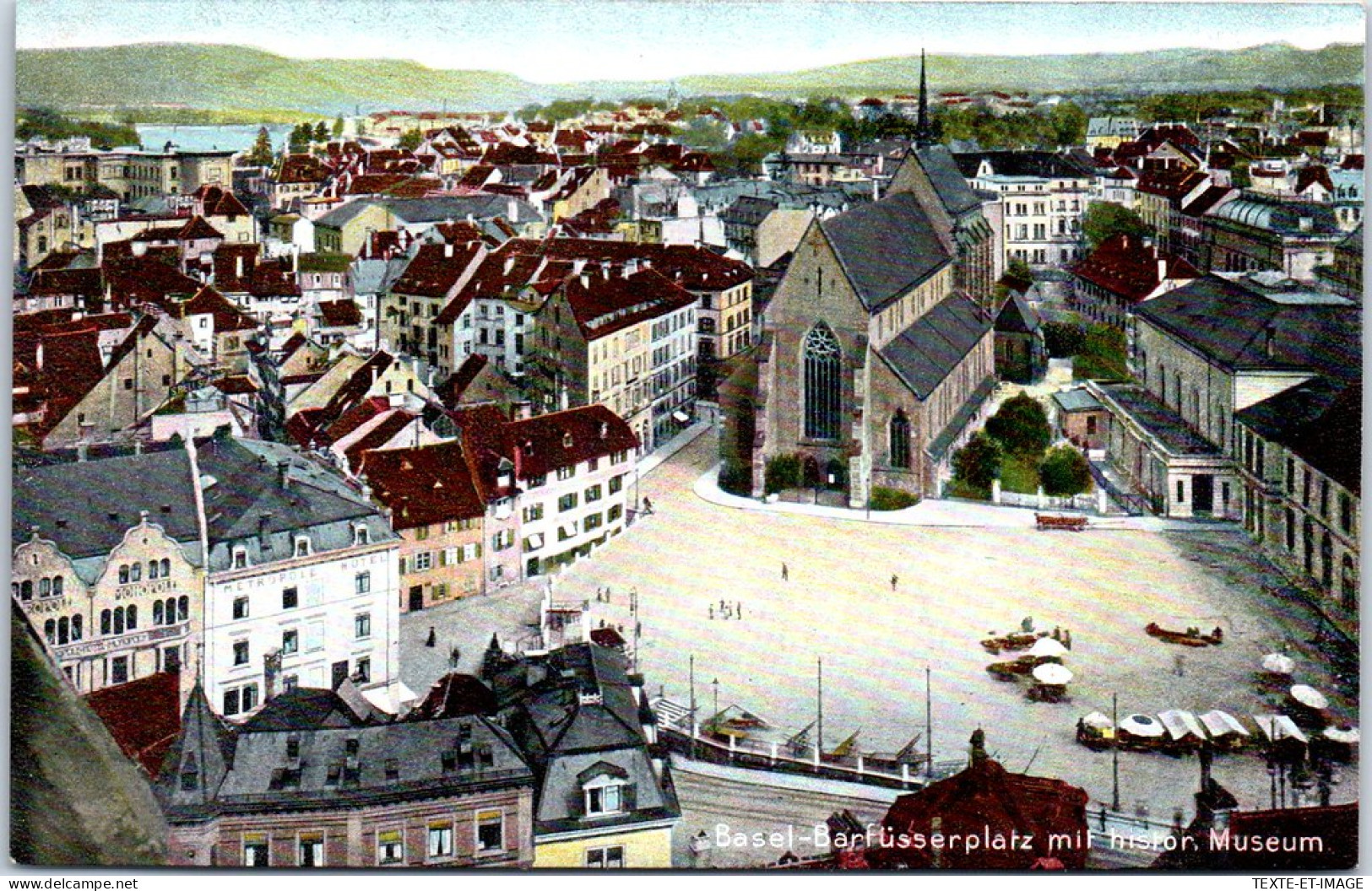 SUISSE - BASEL - Barfusserplatz Mit Museum  - Sonstige & Ohne Zuordnung