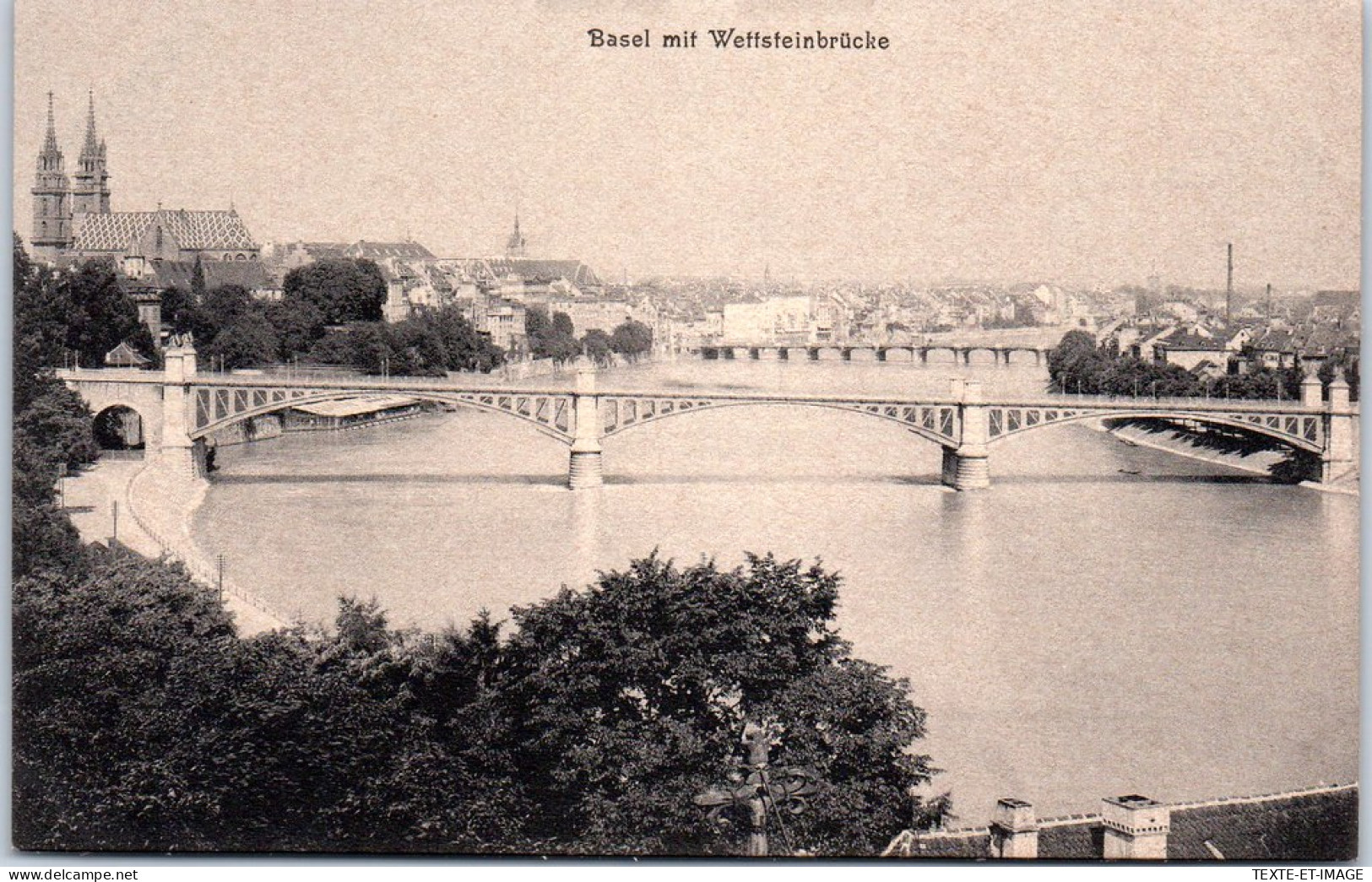 SUISSE - BALE - Basel Mit Weffsteinbrucke  - Other & Unclassified