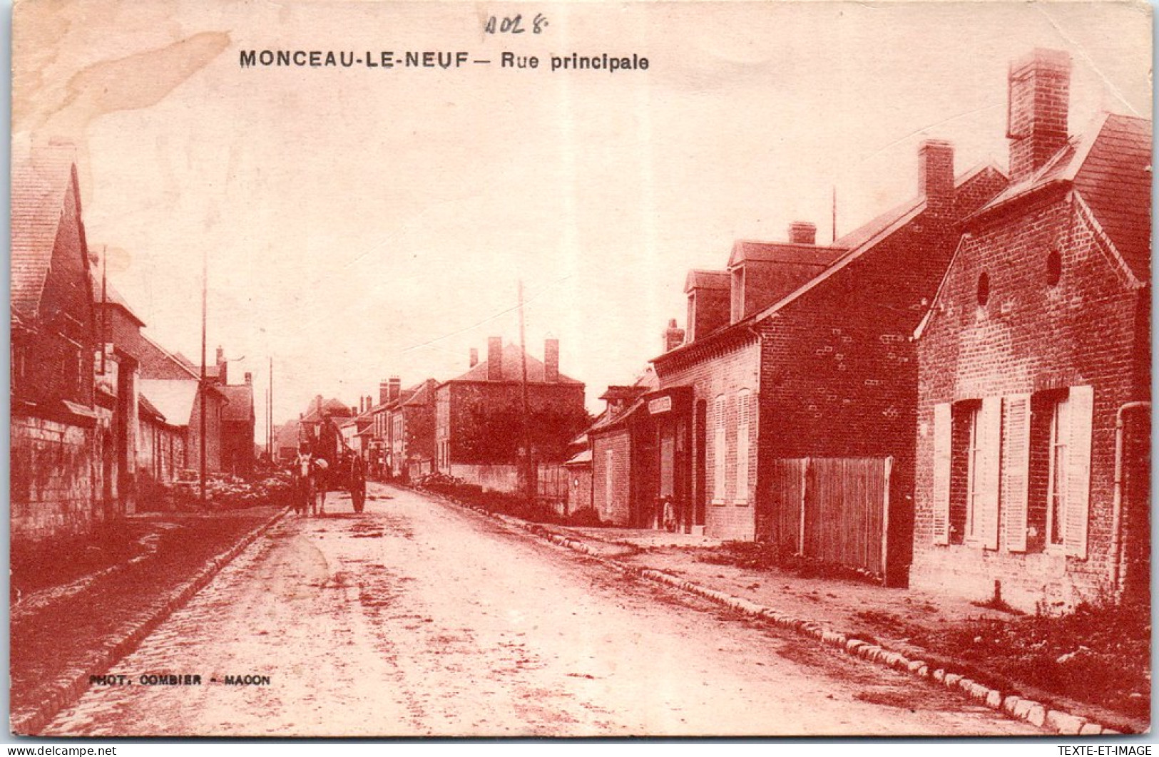 02 MONCEAU LE NEUF - La Rue Principale. - Other & Unclassified