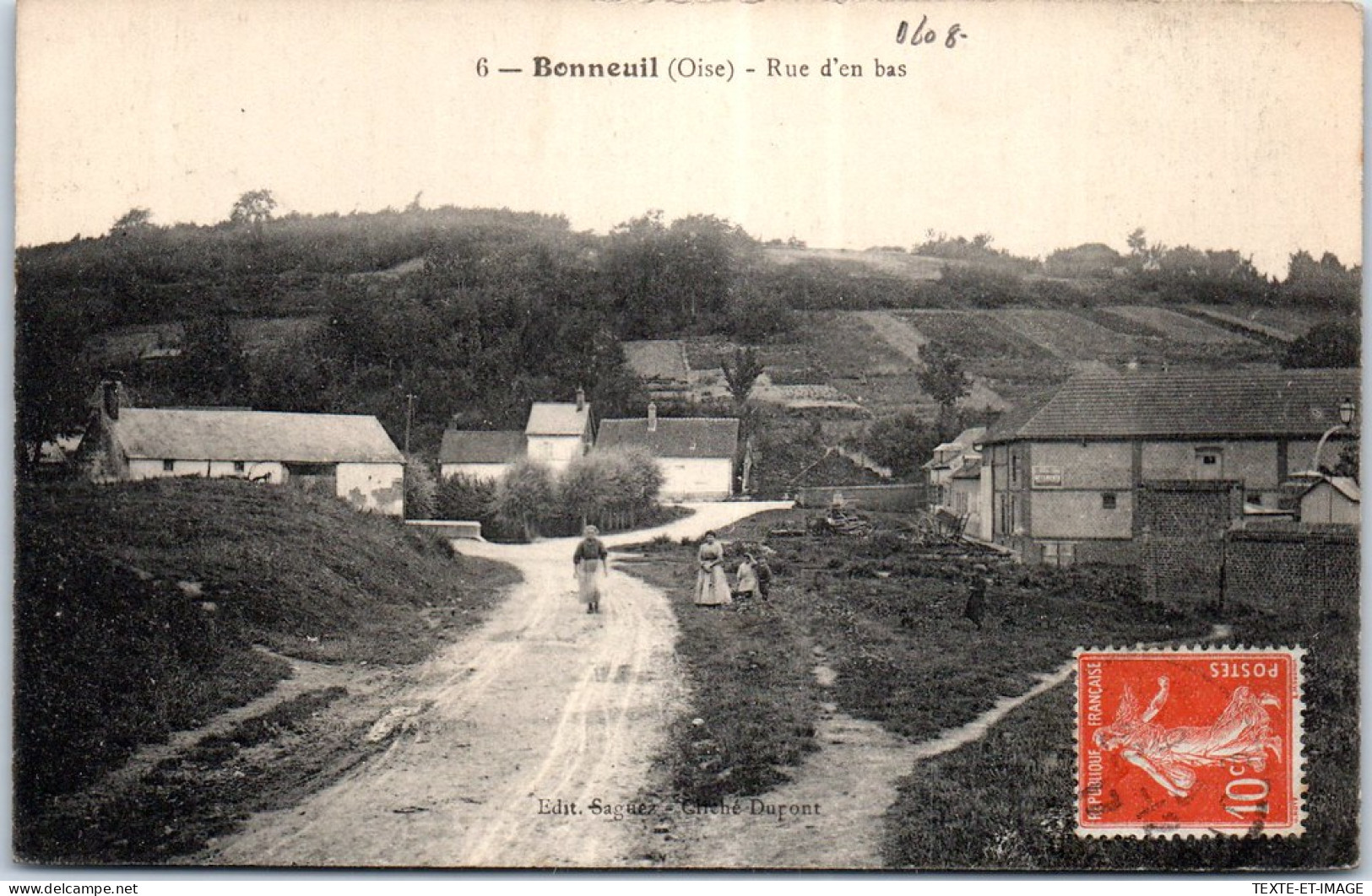 60 BONNEUIL - La Rue D'en Bas. - Autres & Non Classés