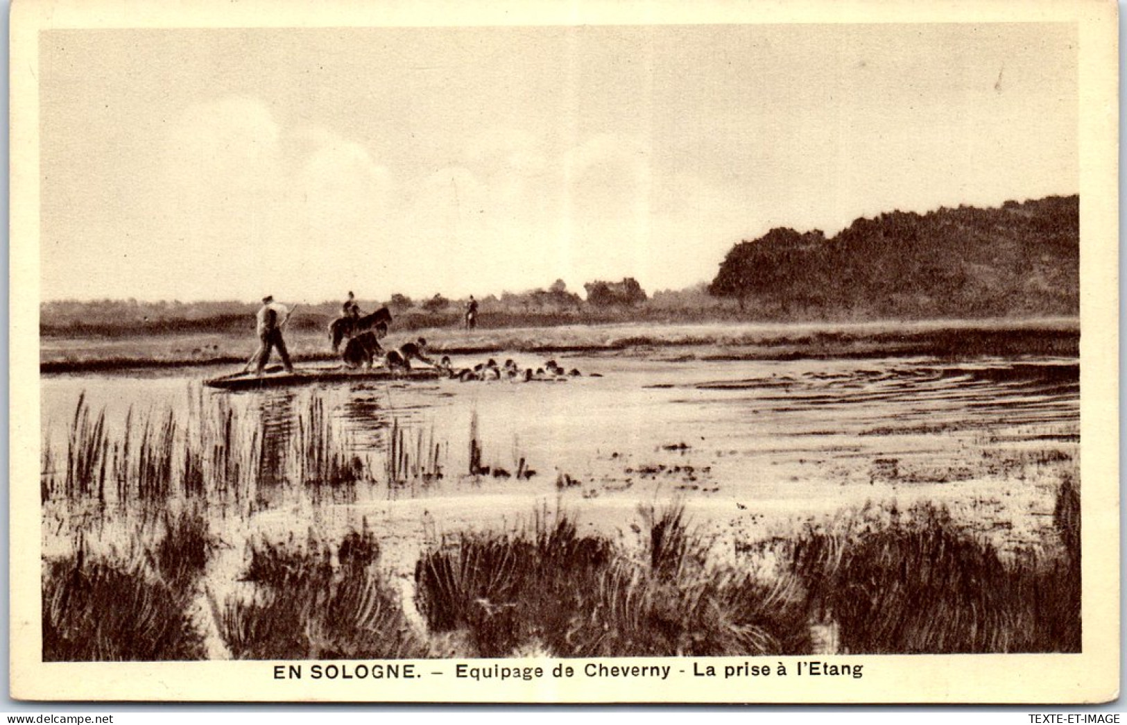 41 En Sologne - Equipage De Cheverny, La Prise A L'etang - Otros & Sin Clasificación