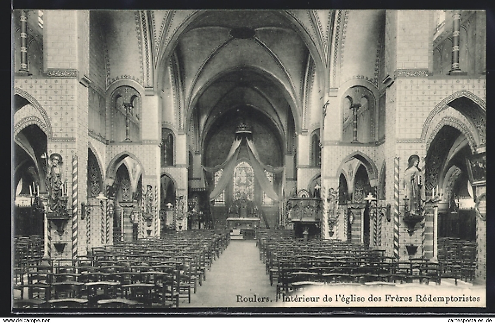 AK Roulers, Interieur De L`eglise Des Freres Redemptoristes  - Andere & Zonder Classificatie