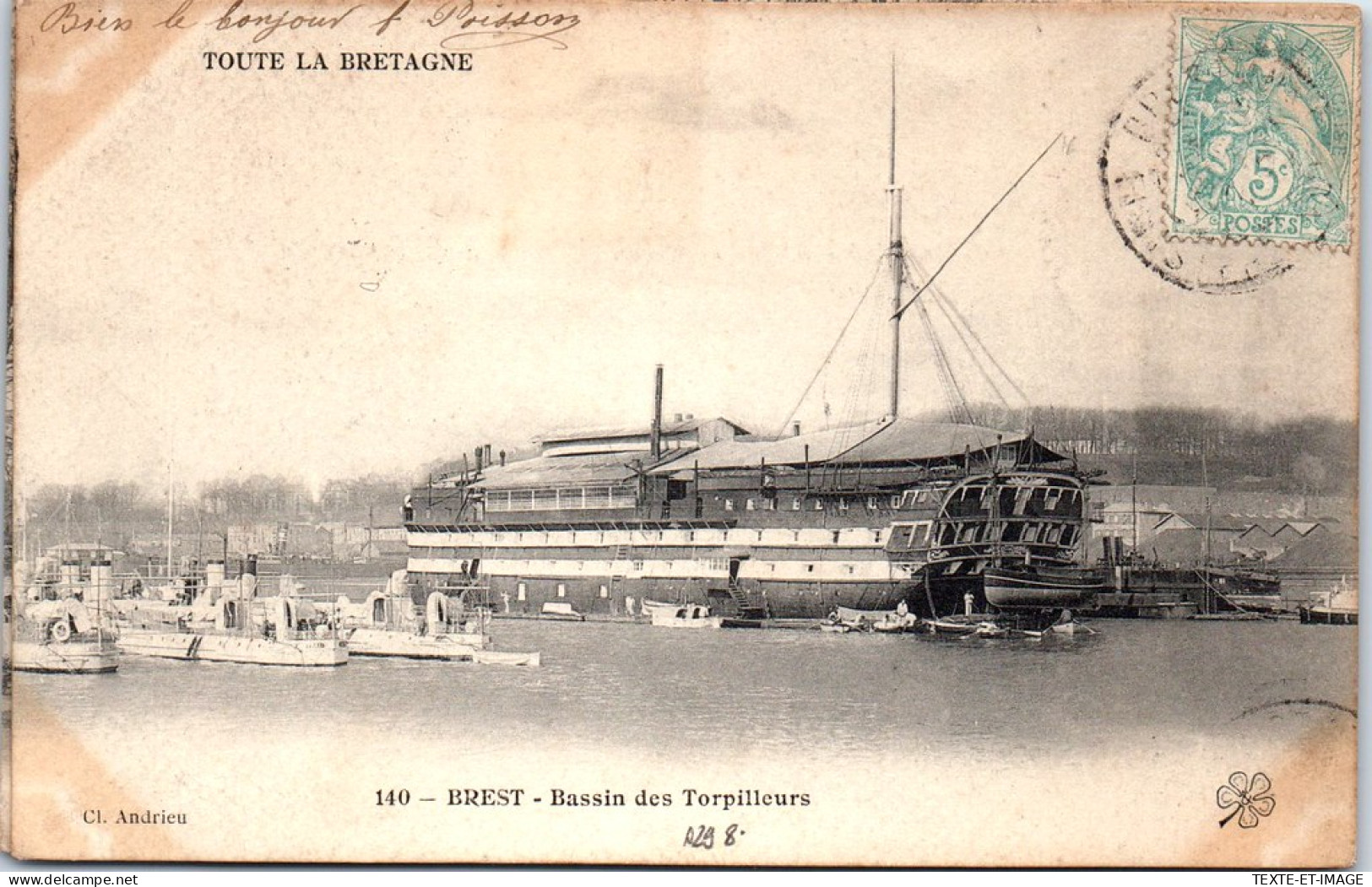 29 BREST - Le Bassin Des Torpilleurs. - Brest