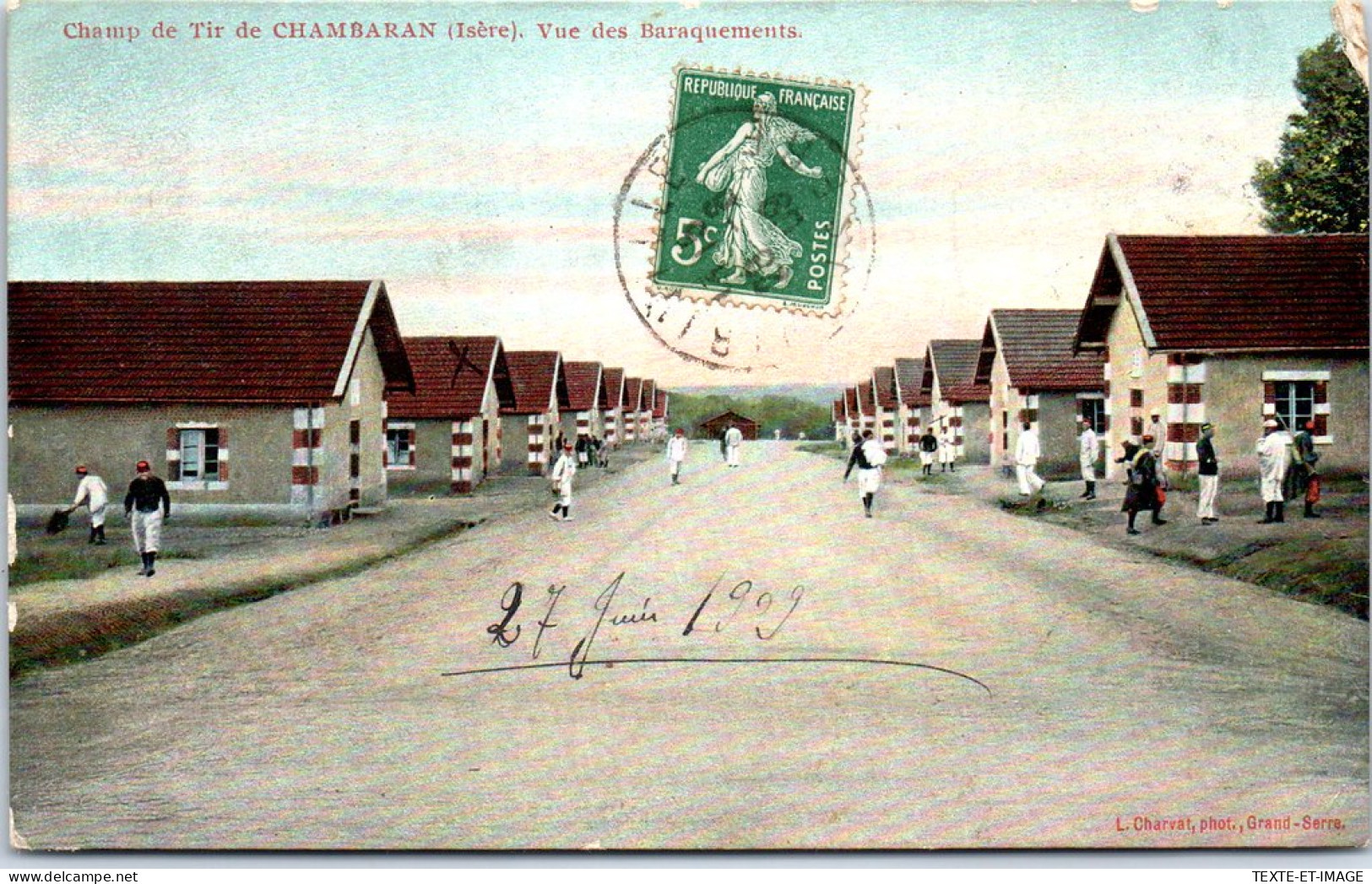 38 CHAMBARAN - Vue Des Baraquements   - Other & Unclassified