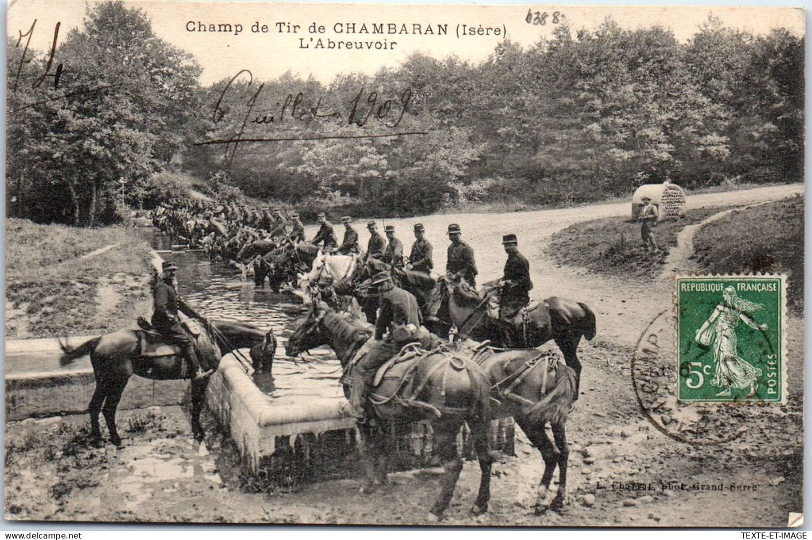 38 CHAMBARAN - Le Champ De Tir, L'abreuvoir  - Other & Unclassified