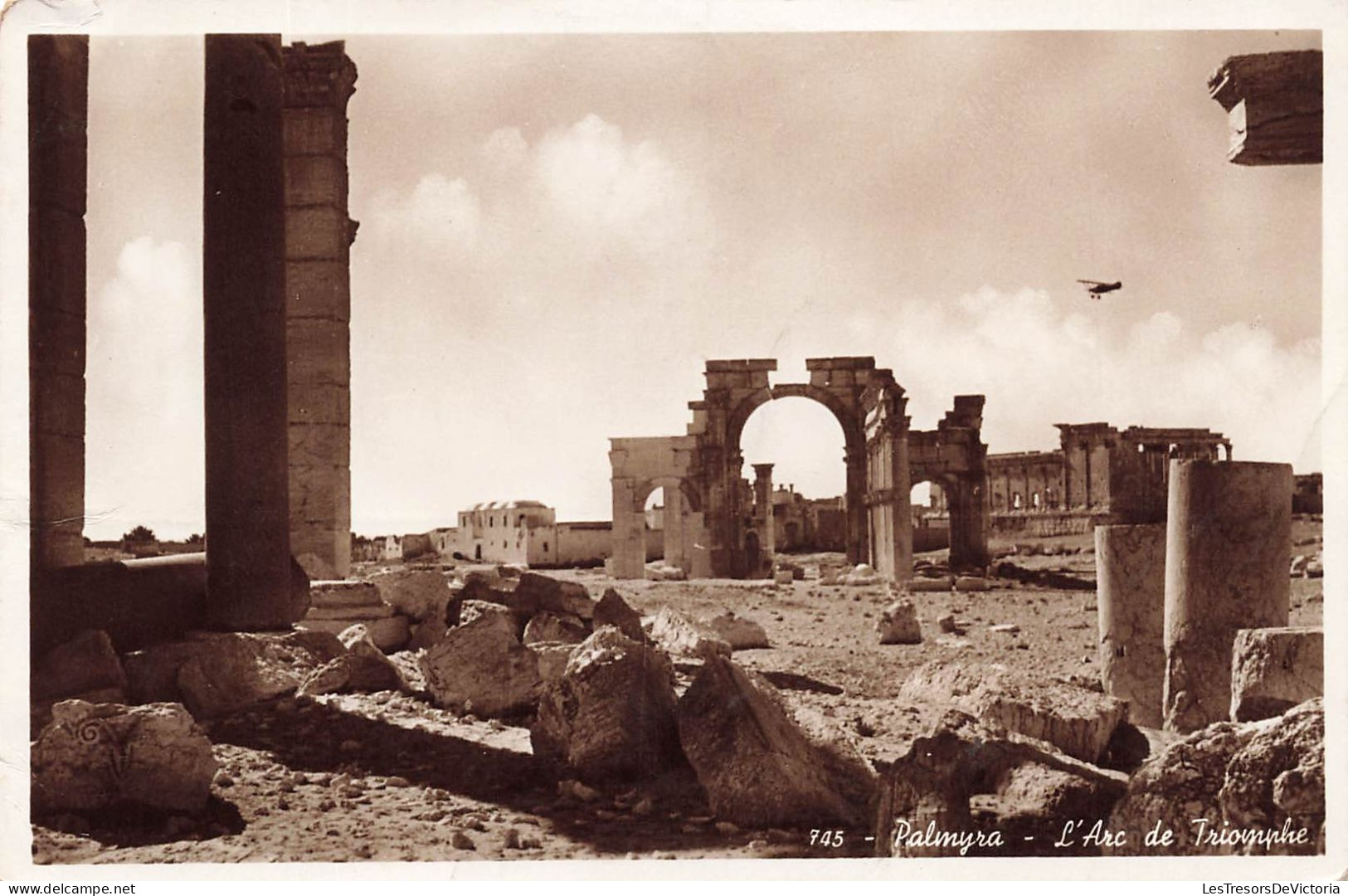 SYRIE - Palmyra - Vue Sur L'Arc De Triomphe - Vue Générale - Carte Postale - Syrie