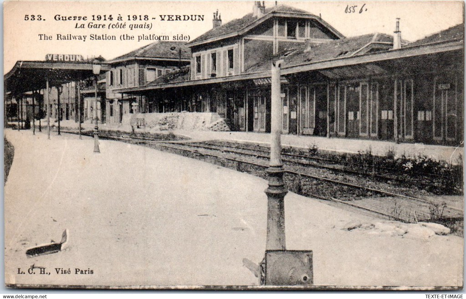 55 VERDUN - La Gare Cote Quais  - Verdun