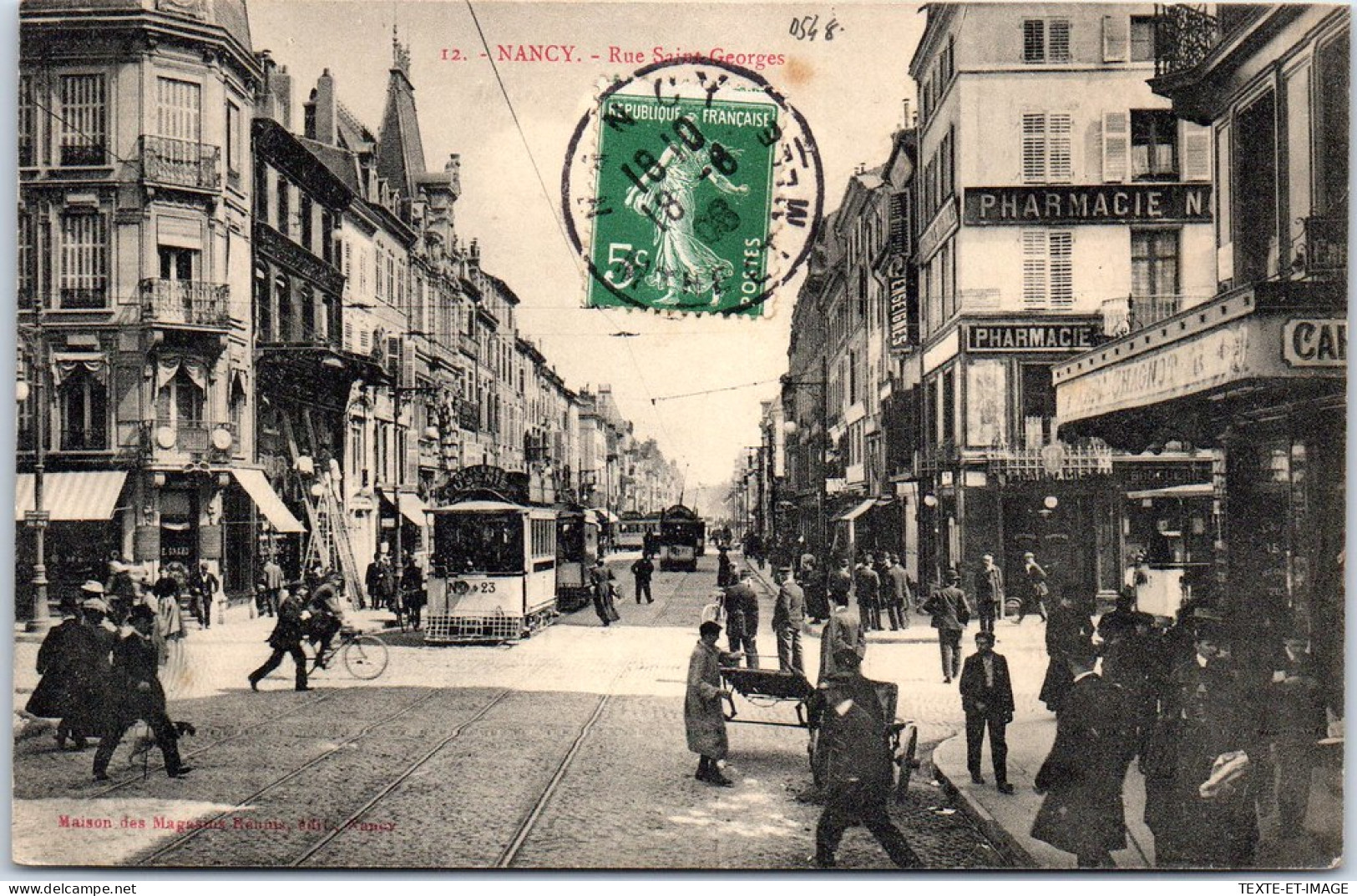 54 NANCY - Vue De La Rue Saint Georges  - Nancy