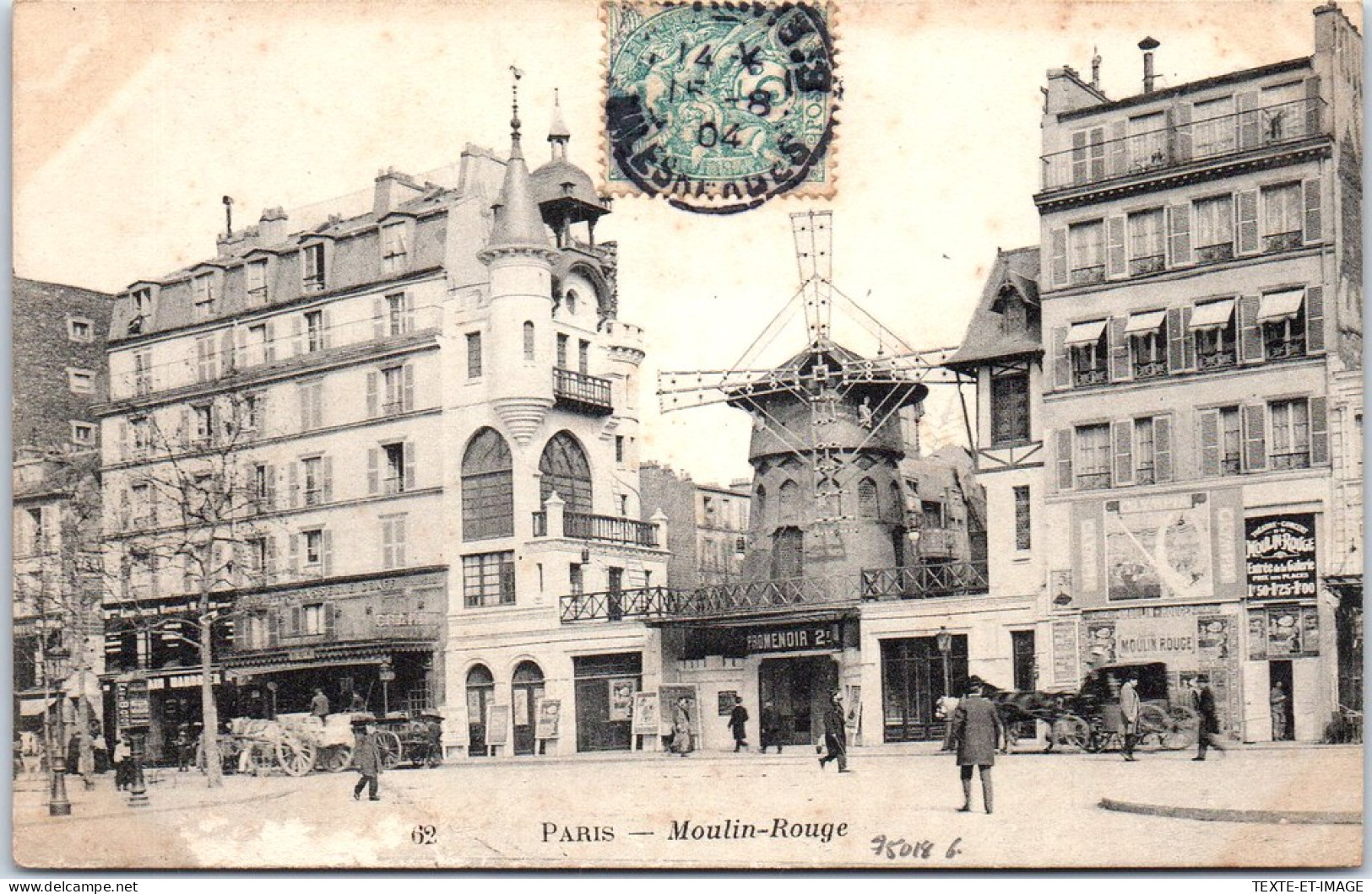 75018 PARIS - Le Moulin Rouge, Vue D'ensemble. - Paris (18)