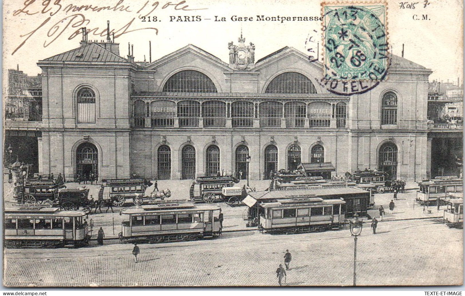 75015 PARIS - Vue D'ensemble Facade Gare Montparnasse  - District 15