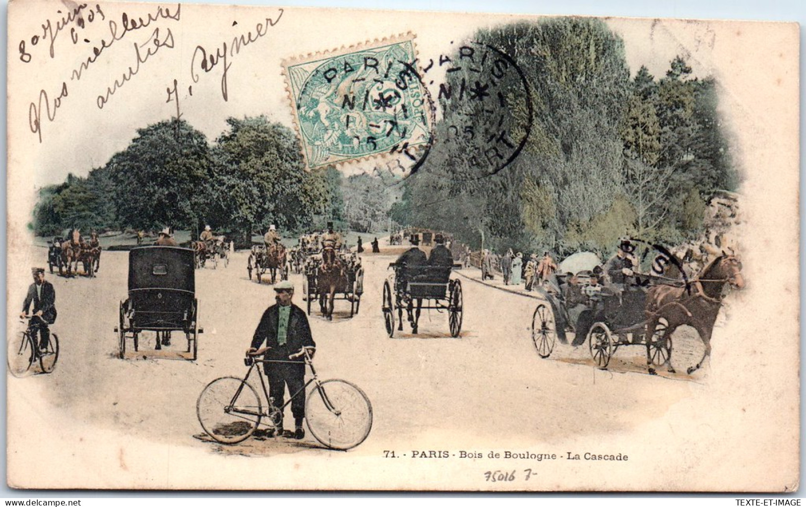 75016 PARIS - Au Bois De Boulogne, La Cascade. - Distretto: 16