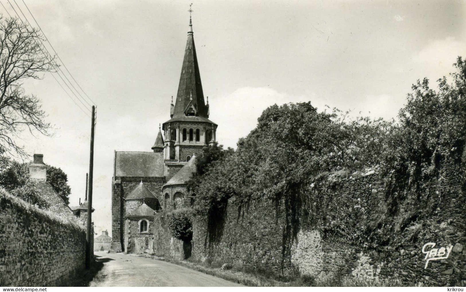 CPSM  CHÂTEAUBRIANT  -  Eglise St-Jean De Béré  (XIIe Siècle) - Châteaubriant
