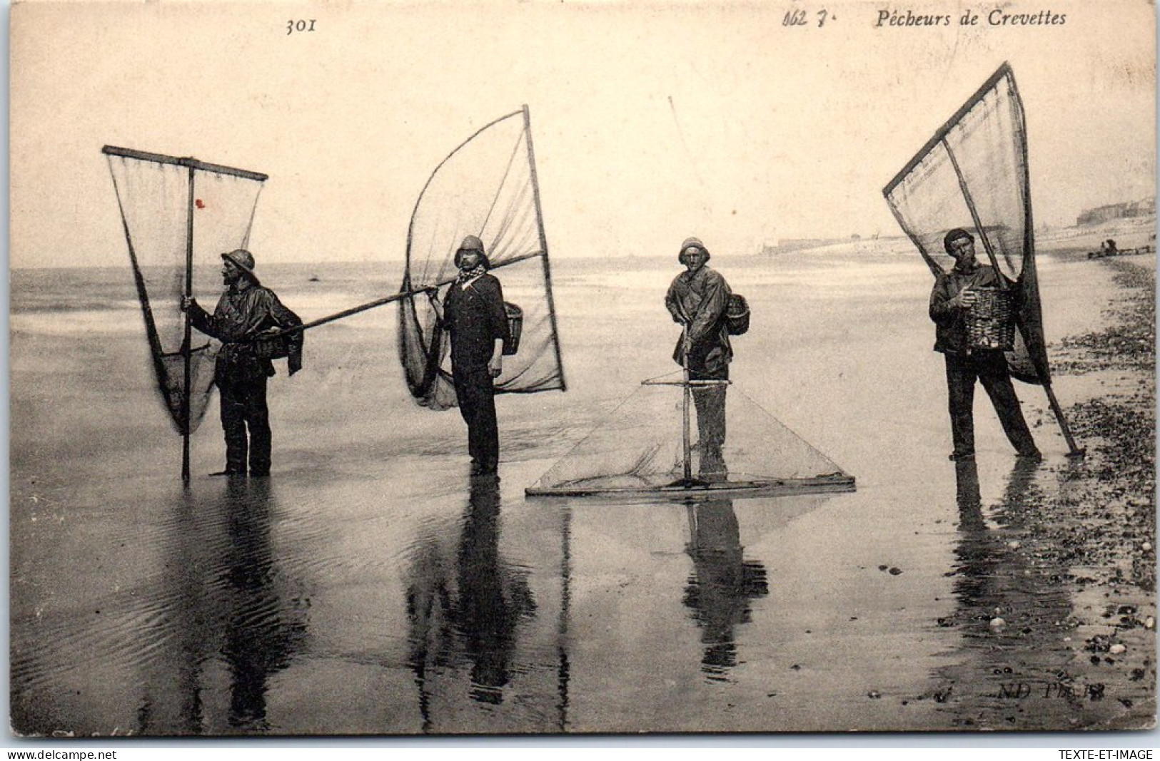 62 Groupe De Pecheurs De Crevettes. - Andere & Zonder Classificatie