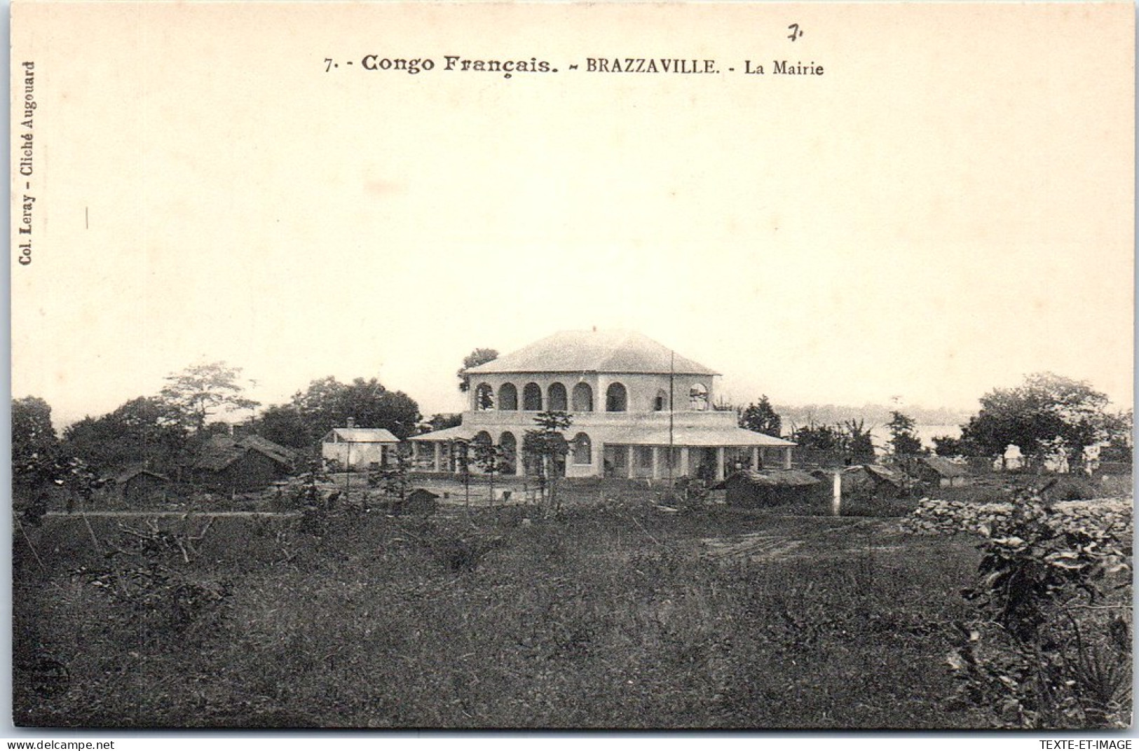 CONGO - BRAZZAVILLE - La Mairie. - Französisch-Kongo