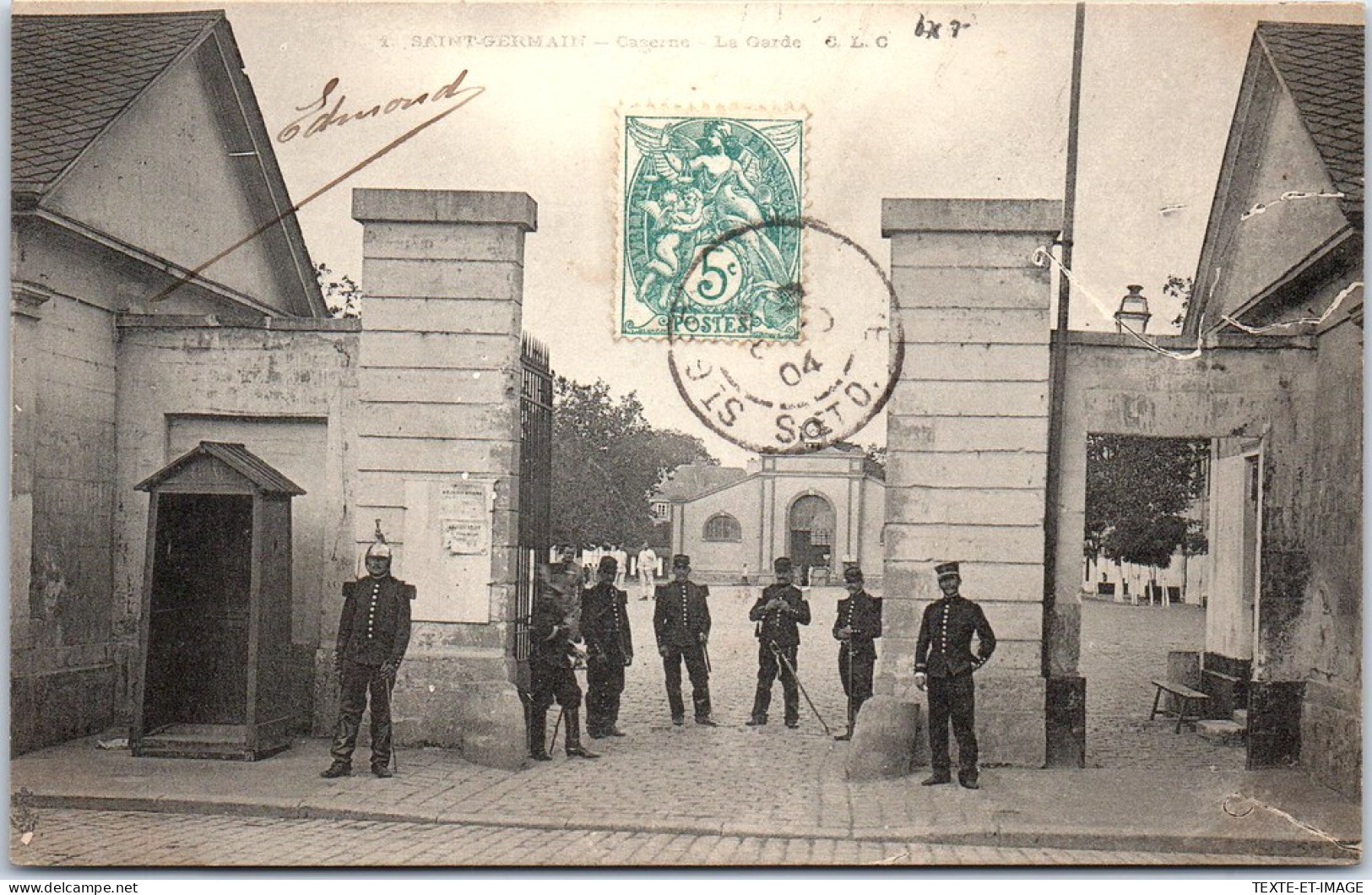 78 SAINT GERMAIN - Les Casernes, Le Poste De Garde. - St. Germain En Laye