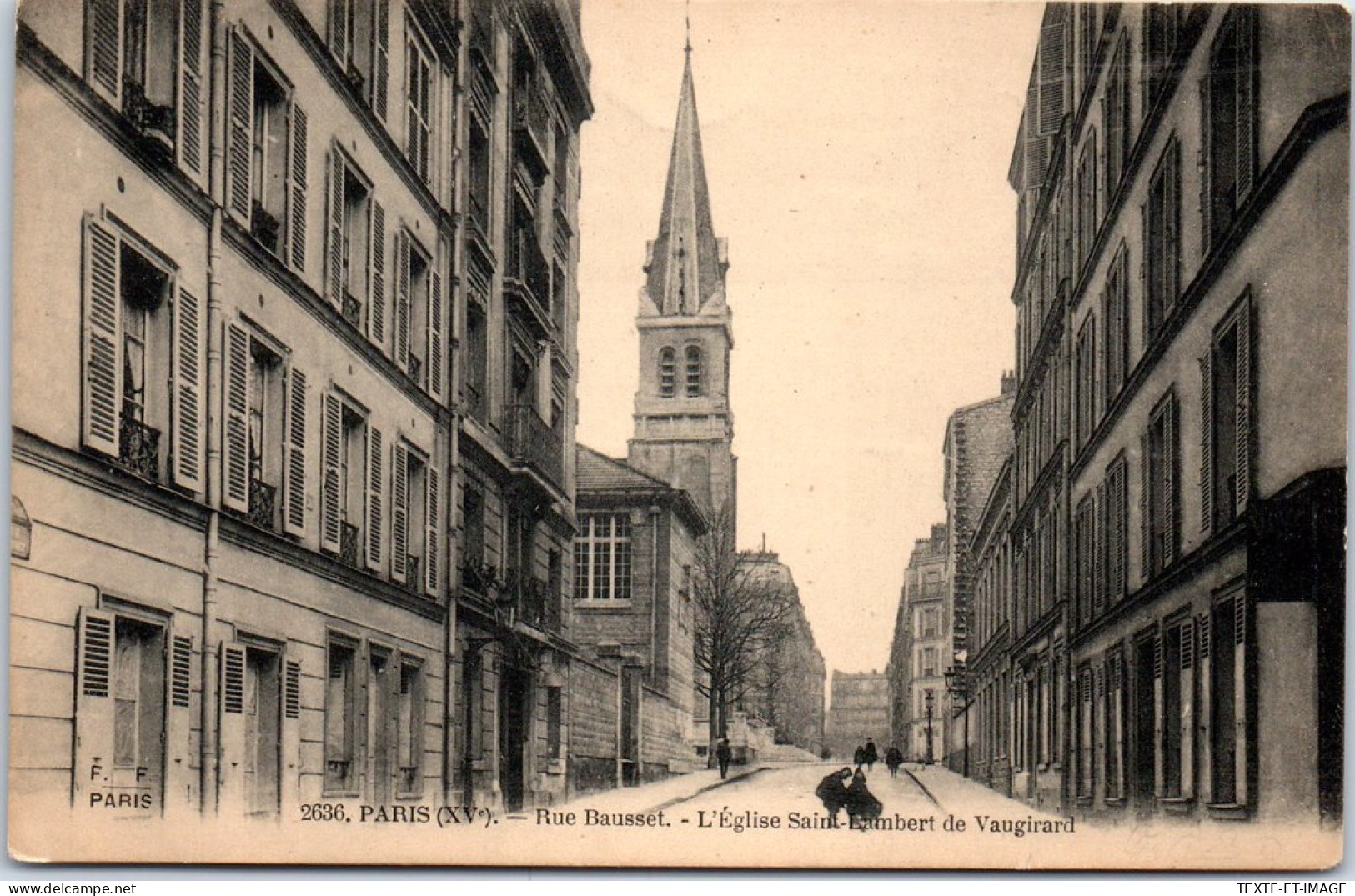 75015 PARIS - Rue Baussel, L'eglise St Lambert De Vaugirard  - Arrondissement: 15