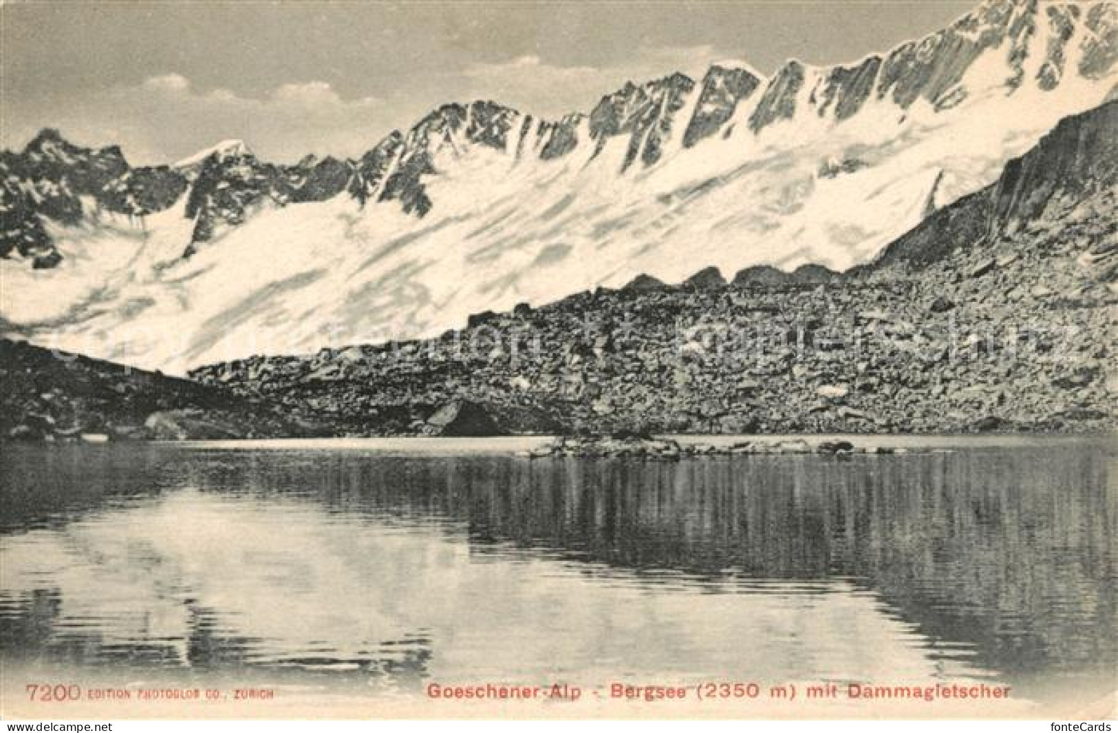 13147097 Goeschenen Alp Bergsee Dammagletscher Goeschenen - Sonstige & Ohne Zuordnung