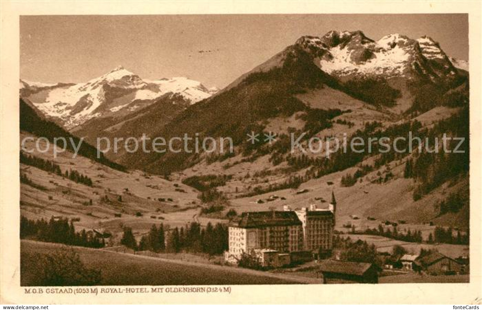 13147087 Gstaad Royal Hotel Oldenhorn Gstaad - Autres & Non Classés