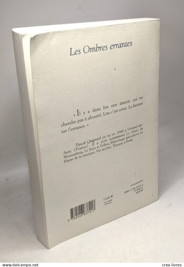 Dernier Royaume Tome 1 : Les Ombres Errantes - Autres & Non Classés