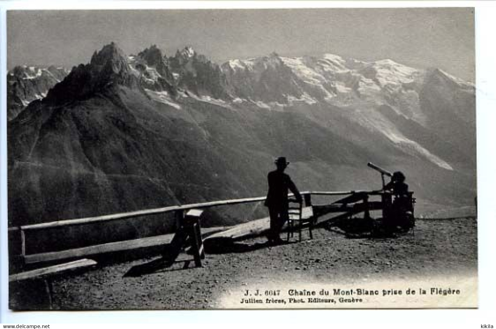 CPA 9 X 14 Haute Savoie Chaîne Du Mont Blanc Prise De La FLEGERE - Altri & Non Classificati