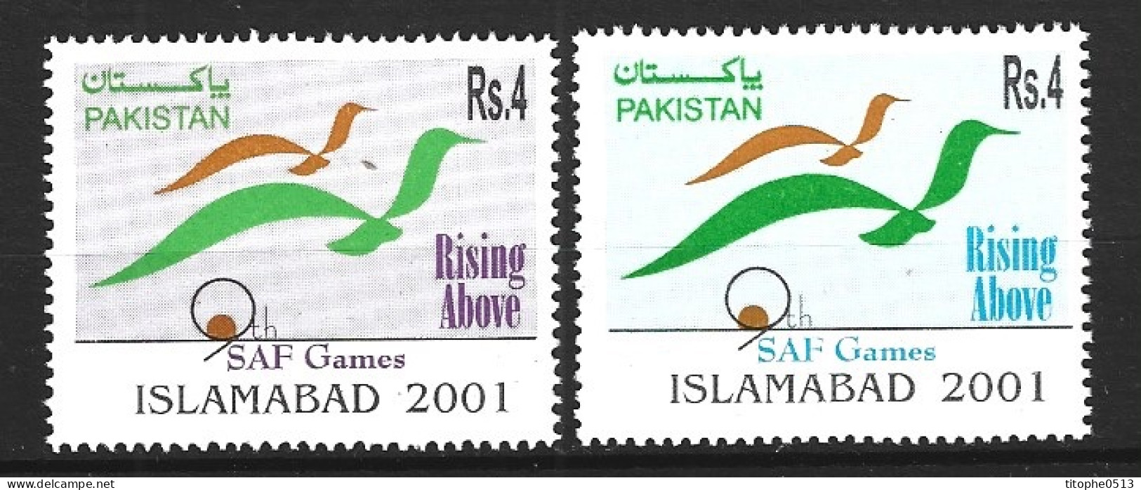 PAKISTAN. N°1036-7 De 2001. Jeux Sportifs. - Sonstige & Ohne Zuordnung