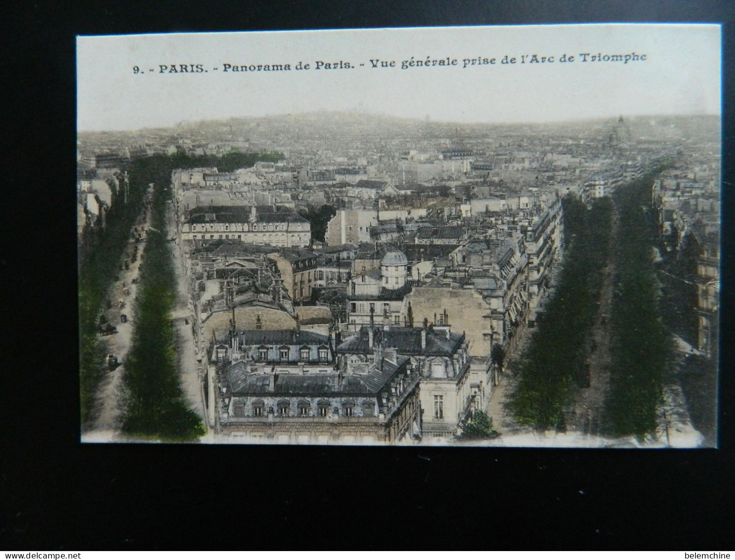PARIS                  PANORAMA            VUE GENERALE PRISE DE L'ARC DE TRIOMPHE - Multi-vues, Vues Panoramiques