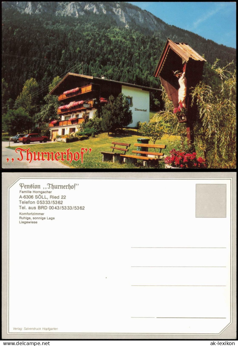 Ansichtskarte Söll (Tirol) Pension ,,Thurnerhof" 1999 - Andere & Zonder Classificatie