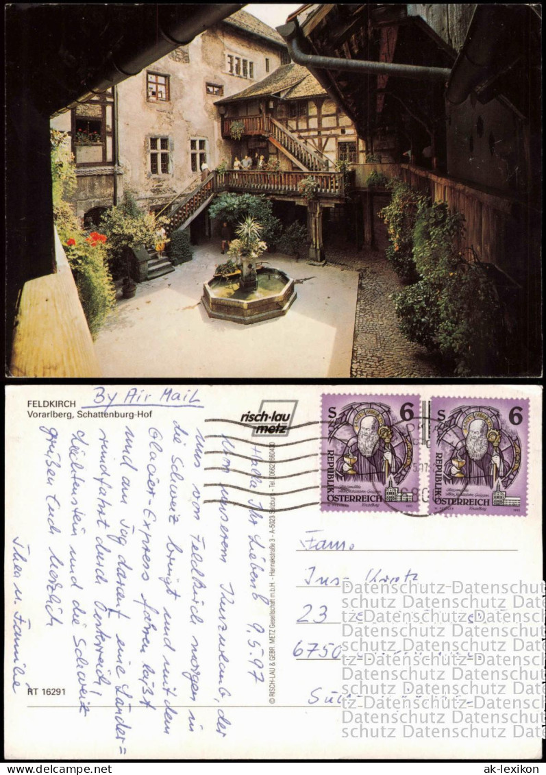 Ansichtskarte Feldkirch Schattenburg 1997 - Sonstige & Ohne Zuordnung
