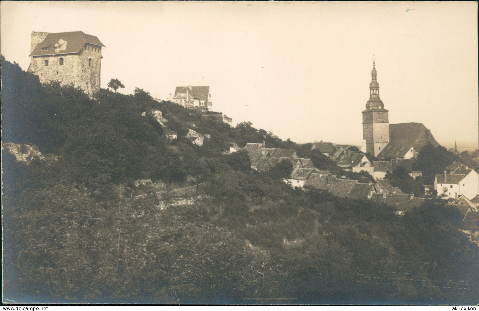 Ansichtskarte Bad Frankenhausen Frankenburg Und Kirche 1932 - Bad Frankenhausen