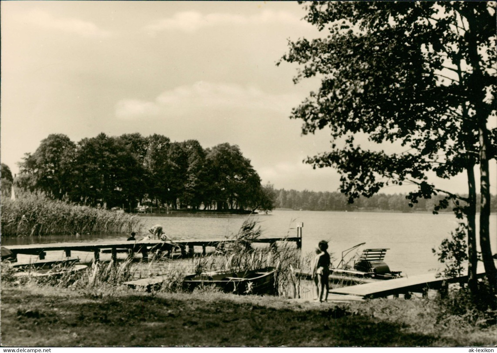 Ansichtskarte Klein Köris-Groß Köris Am Klein Köriser See - Trettboot 1968 - Andere & Zonder Classificatie